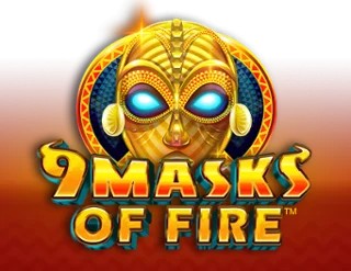 9 Masks of Fire slot logo by Gameburger Studios at Vegas Now Casino9 Masks of Fire