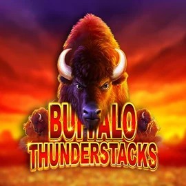 Logo of Buffalo Thunderstacks from Amatic Industries at Vegas Now Casino