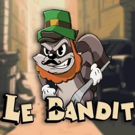Le Bandit slot logo by Hacksaw Gaming at Vegas Now CasinoLe Bandit