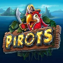 Logo of Pirots from ELK Studios at Vegas Now Casino